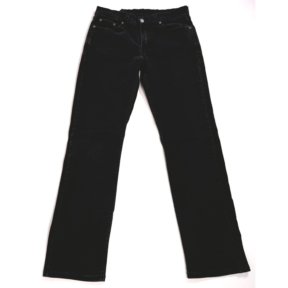 Levis'‎ 514 Jeans Men's 30x32 Straight Fit Black Denim 100% Cotton